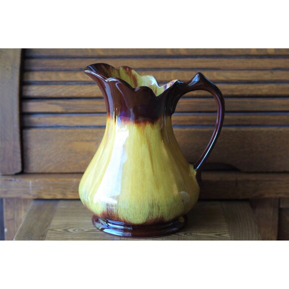 Blue Mountain Pottery Harvest Gold 8" Jug, Colonial Style Pitcher,  BMP - Picture 2 of 5